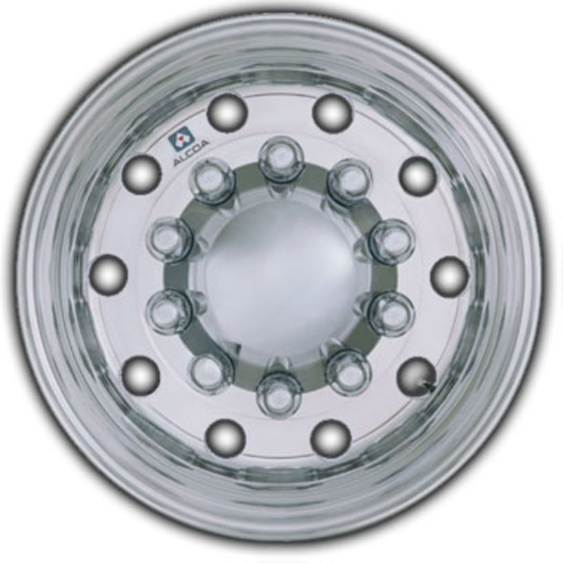 ALU 82462BLK WHEEL-BLACK 82462X, 22.5 X 12.25