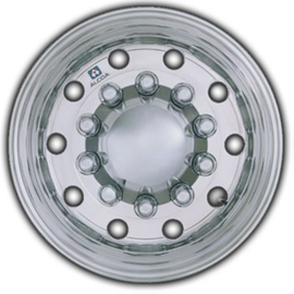 ALU 82462BLK WHEEL-BLACK 82462X, 22.5 X 12.25