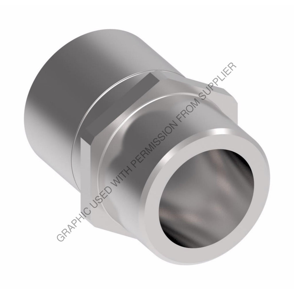 AQ  5100S2 12B FITTING-HYD CNT,BRS,PLG S TBR,3/4 NPT FM