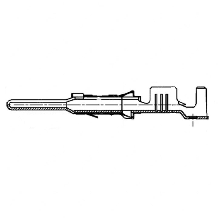 A   000 545 32 63 CONTACT PIN WITH SINGLE-WIRE SEAL