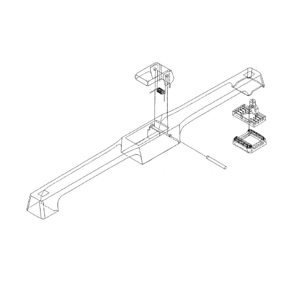 A   680 720 05 75 HANDLE-DOOR,INNER,COMPLETE