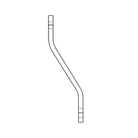 A   680 766 01 24 LEVER, DOOR LOCK