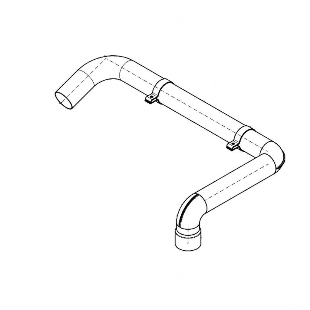 A   956 490 56 10 EXHAUST GAS LINE