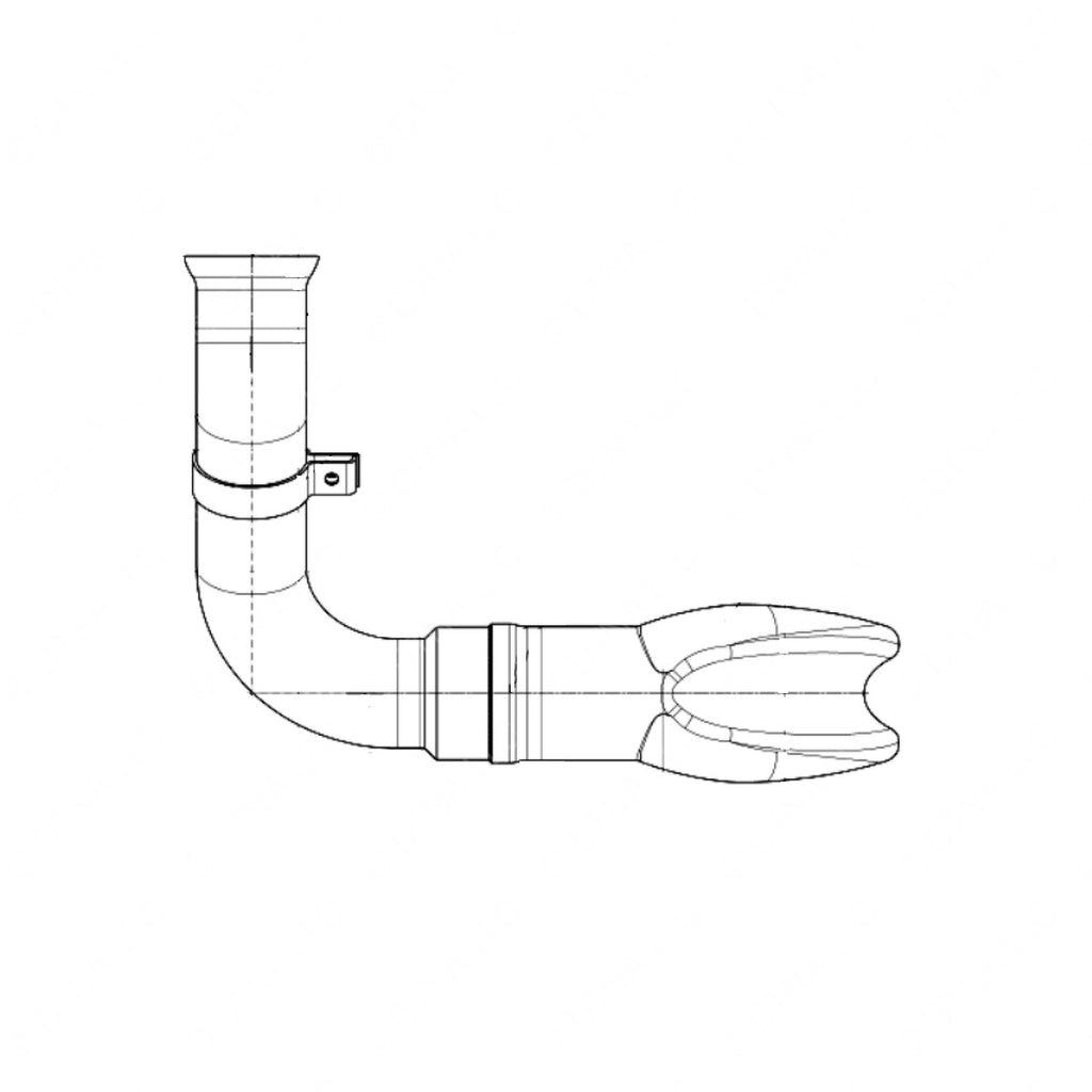 A   956 490 59 10 EXHAUST GAS LINE