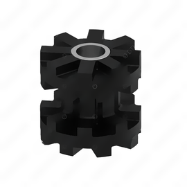 BCD 33217 1 ISOLATOR-BUTYL,SCALLOPED,REAR