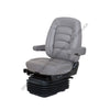 BOS 5110001 902 SEAT WRII LOPRO MD BK ARMS  LTHR GRY