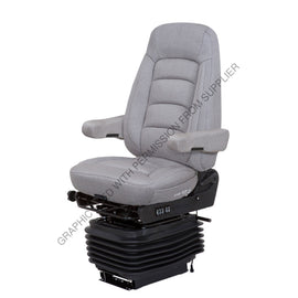 BOS 5300001 K86 SEAT, WR2 HI BACK GRAY TITAN