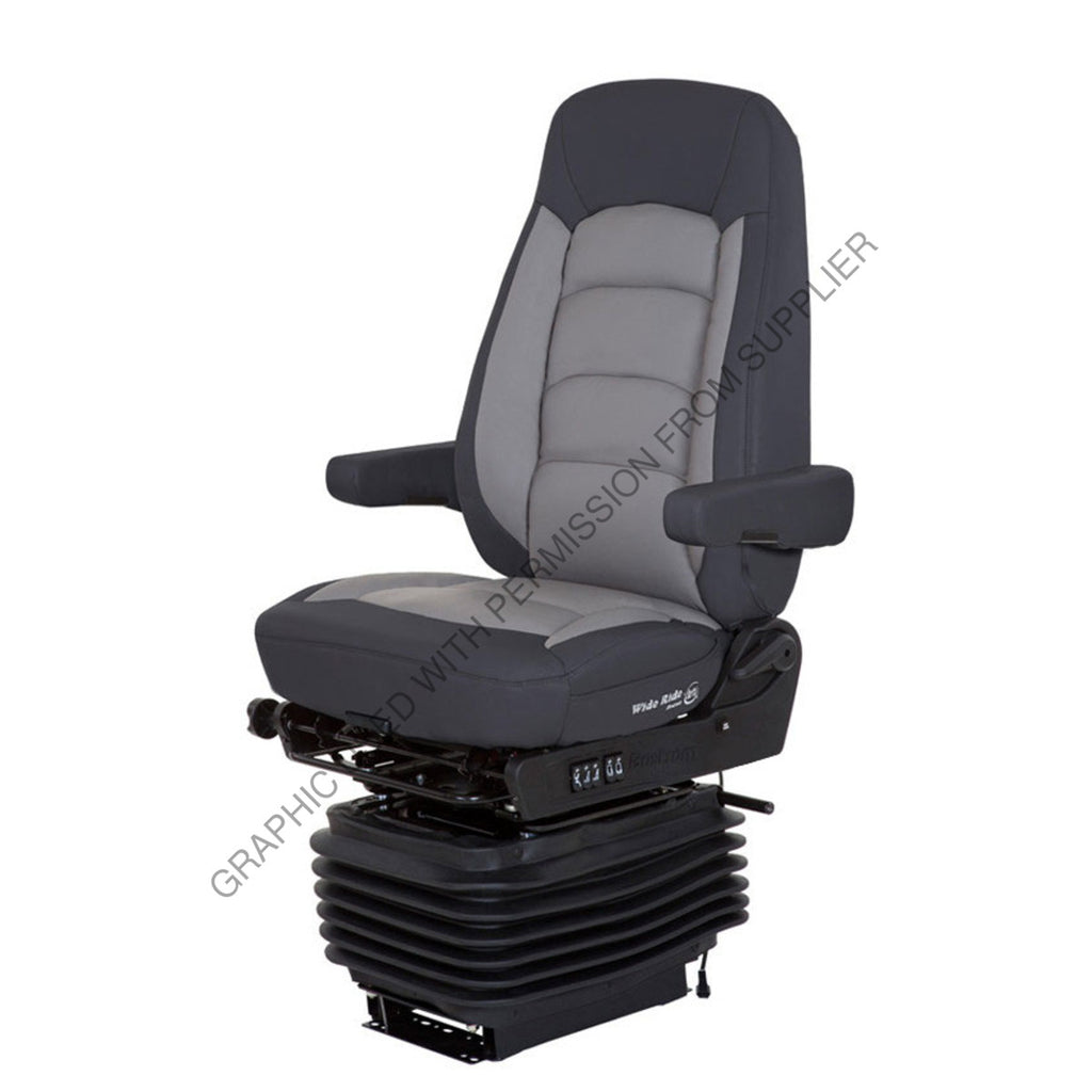 BOS 5300001 L77 SEAT, WR2 HI BACK GRAY ULTRALEATHER