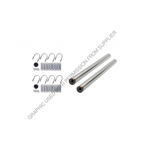 BTS H2364US KIT-SINGLE AXLE, STAINLESS, UNDRILLED