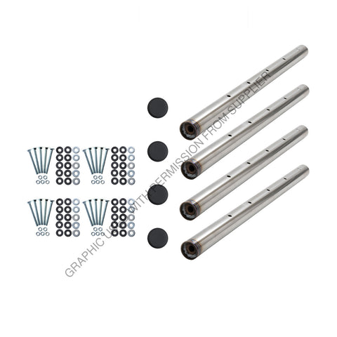 BTS K2362PS KIT-SINGLE AXLE, STAINLESS, PREDRILLED