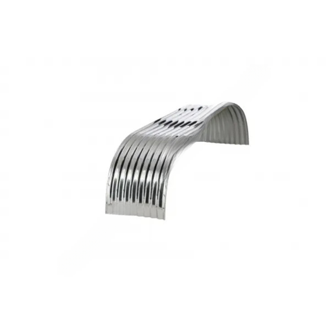 BTS MS400 126 1 FENDER, FULL TANDEM, CORRUGATED, STAINLE