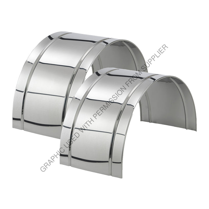 BTS SR200 80NL FENDERS. SINGLE AXLE, NO LOGO