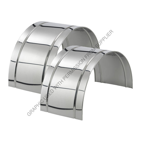 BTS SR200 80NL FENDERS. SINGLE AXLE, NO LOGO