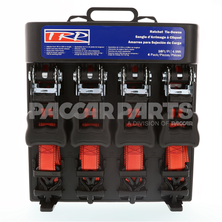 CS16RTDR StrapRatchet 125X16 Red 4 Pack