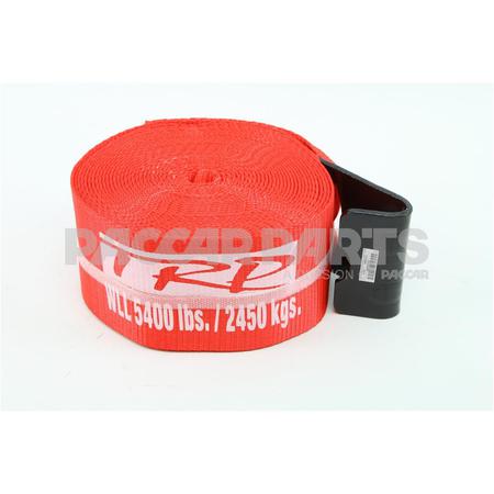 CS430RF STRAP-CARGO, 4X30', W/FLAT HOOK RED