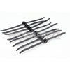 CT4513D TIE-CABLE DUAL CLAMP BLK 12.9" 150LBS