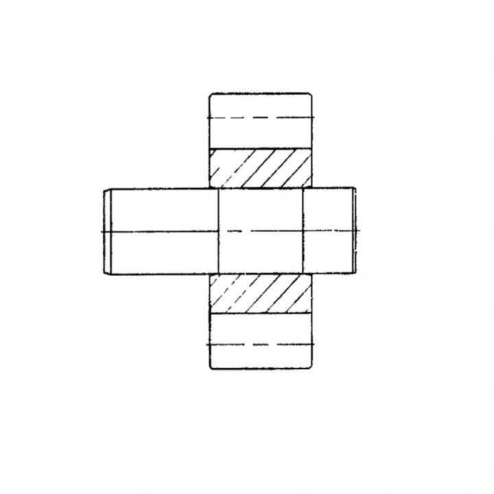 DDE 23505882 SHAFT AND GEAR
