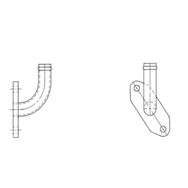 DDE 23506346 FLG AND TUBE ASM