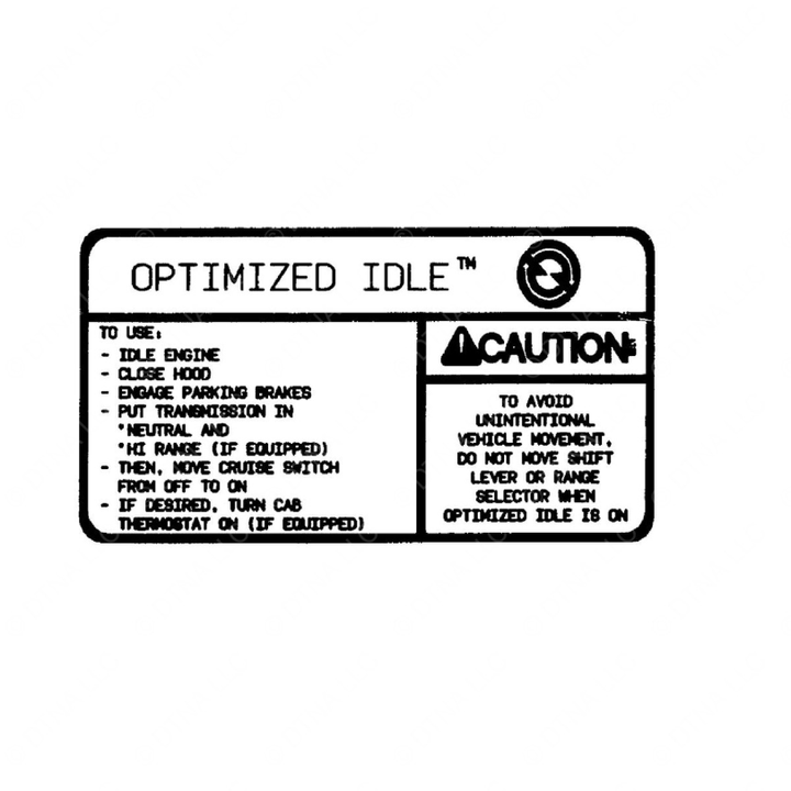 DDE 23518819 WARNING LABEL