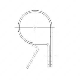 DDE 23537131 TUBE CLIP