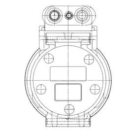 DDE A0002343911 A/C COMPRSSR