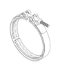 DDE A0019956044 CLAMPING COLLAR
