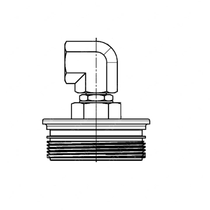 DDE A0019973376 REDUCER, ESOC OIL DRAIN
