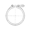 DDE A0069979590 CLAMP - OUTLET ELBOW, TURBOCHARGER