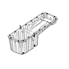 DDE A4710108813 OIL PAN ASSEMBLY, FRONT SUMP, ALUMINUM