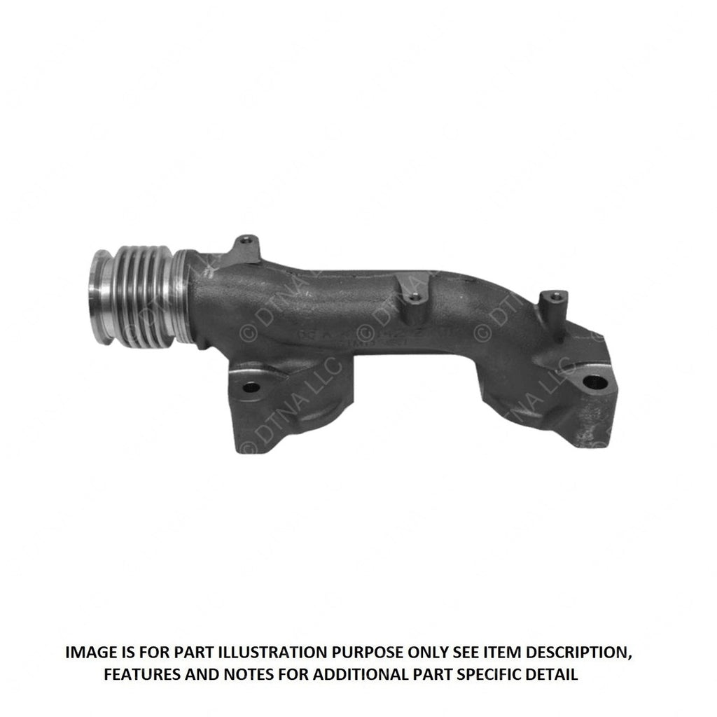 DDE A4711400109 EXHAUST MANIFOLD END PIECE