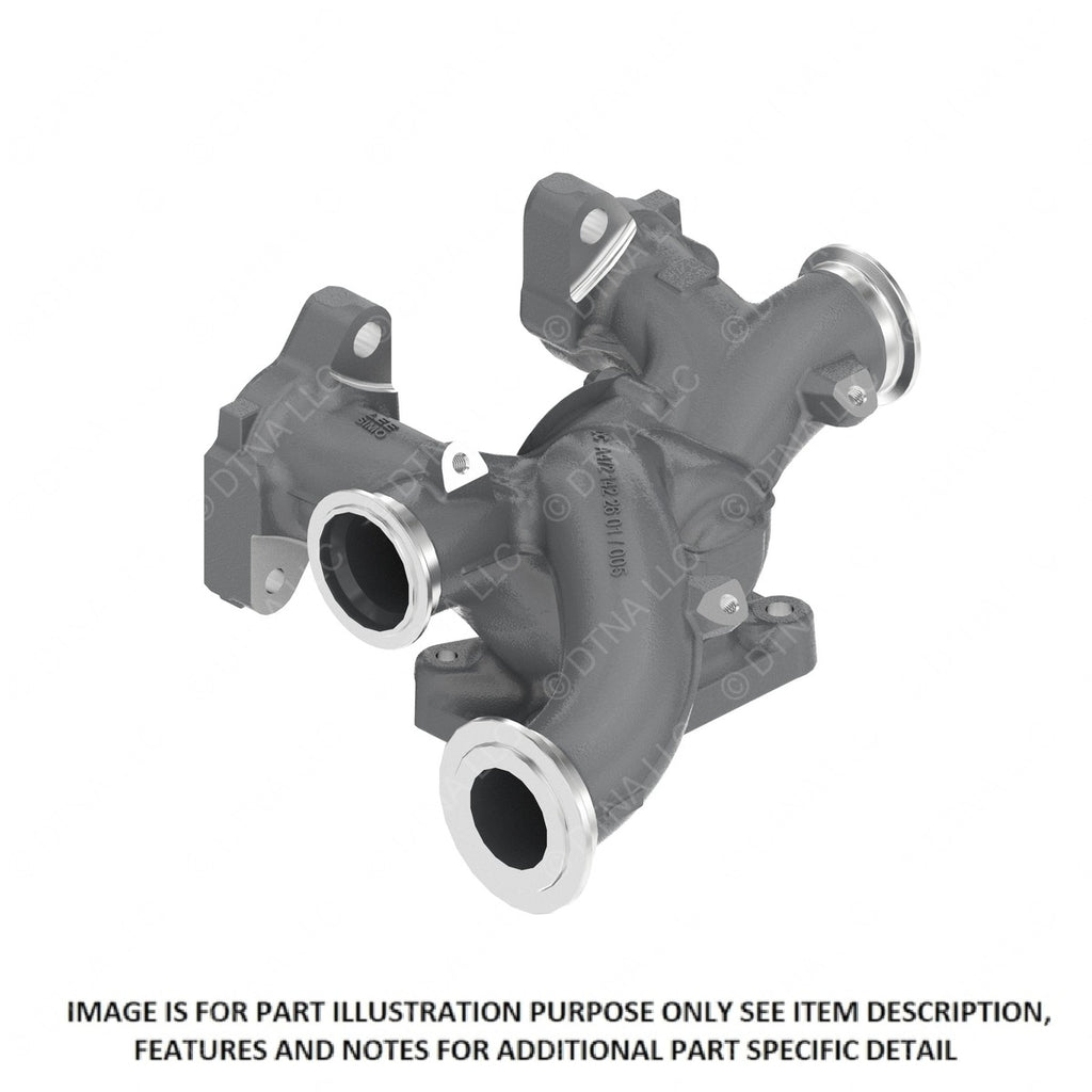 DDE A4711404514 EXHAUST MANIFOLD MULTI-PIECE CENT.PART