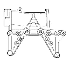 DDE A4712200243 BRACKET - ENGINE LIFTING