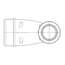 DDE A4720980307 ELBOW - TURBOCHARGER OUTLET