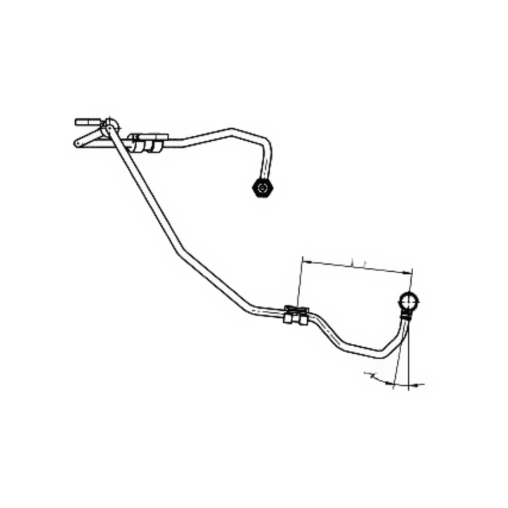 DDE A4731301357 COMPRESSED AIR LINE