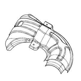 DDE A6804911830 HEAT SHIELD, ATS INLET, UPPER