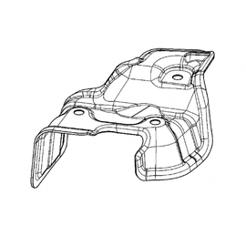 DDE A9340960568 HEAT SHIELD