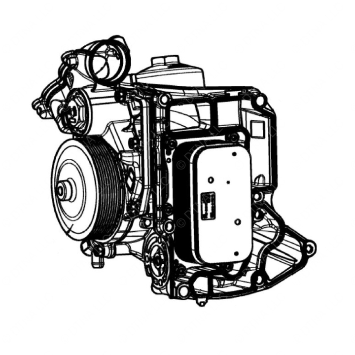 DDE A9361807110 OIL COOLANT MODULE