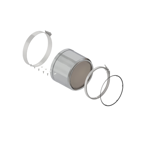 DDE EA0024908392 KIT, DPF AND CLAMPS, GATS 2.0