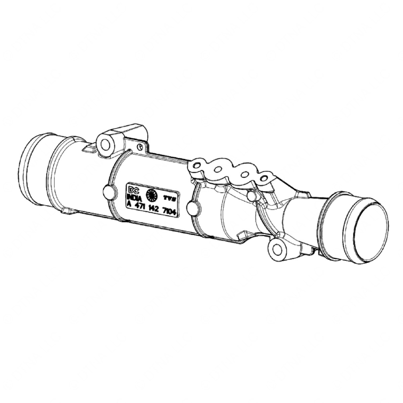 DDE EA4711427104 PIPE - VENTURI, EGR