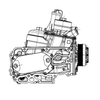 DDE EA4711807210 OIL COOLANT MODULE DD13,DD15 EPA10/GHG14