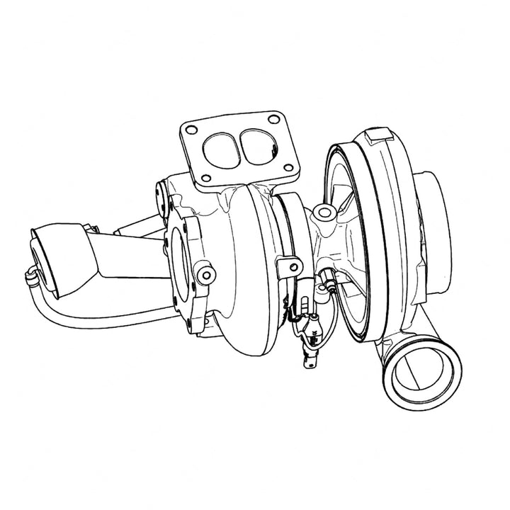 DDE EA4720901480 TURBO DD15 GHG14 14L WG AT