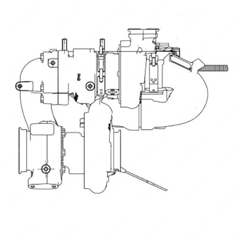 DDE EA9360900186 EXCHANGE TURBOCHARGER-MDEG