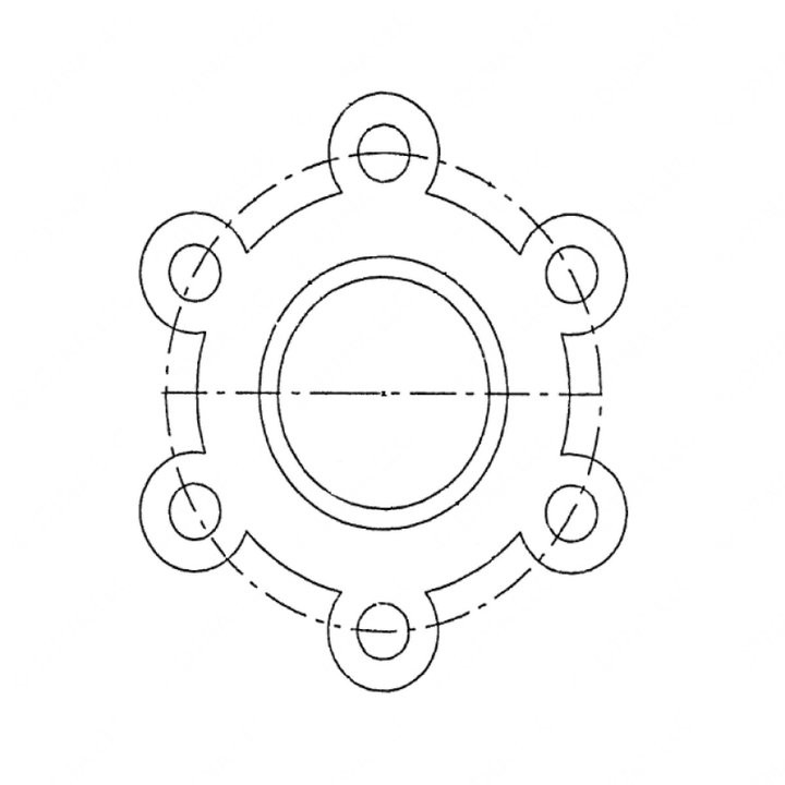 DDE NS60124 FAN SPACER Sup to: DDE NS60-124