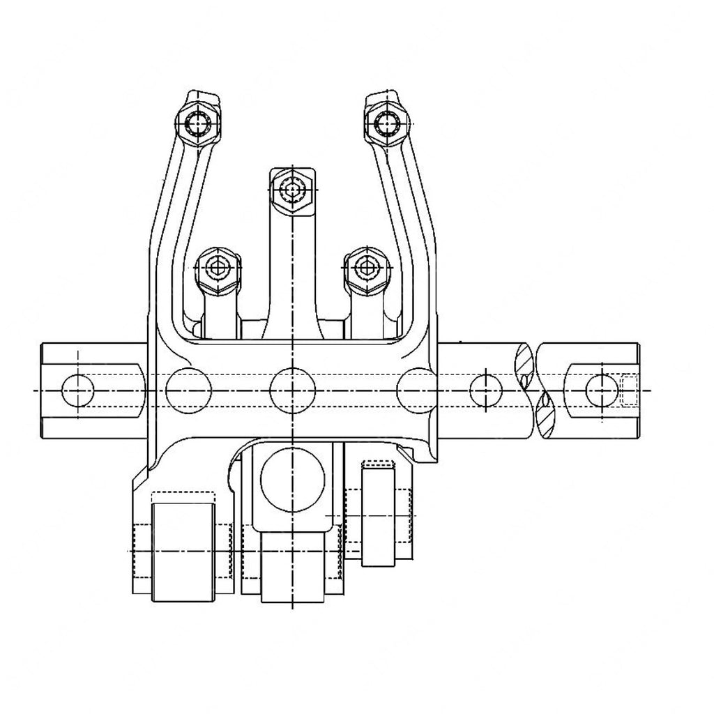 DDE R23537090 RKR ARM AND SHAFT ASM FR S60 14L EPA04