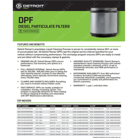 DDE RA0024905792 TS DIESEL PARTICULATE FILTER