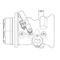 DDE RA4571401806 TURBO BRAKE MBE4000 EPA98 12L