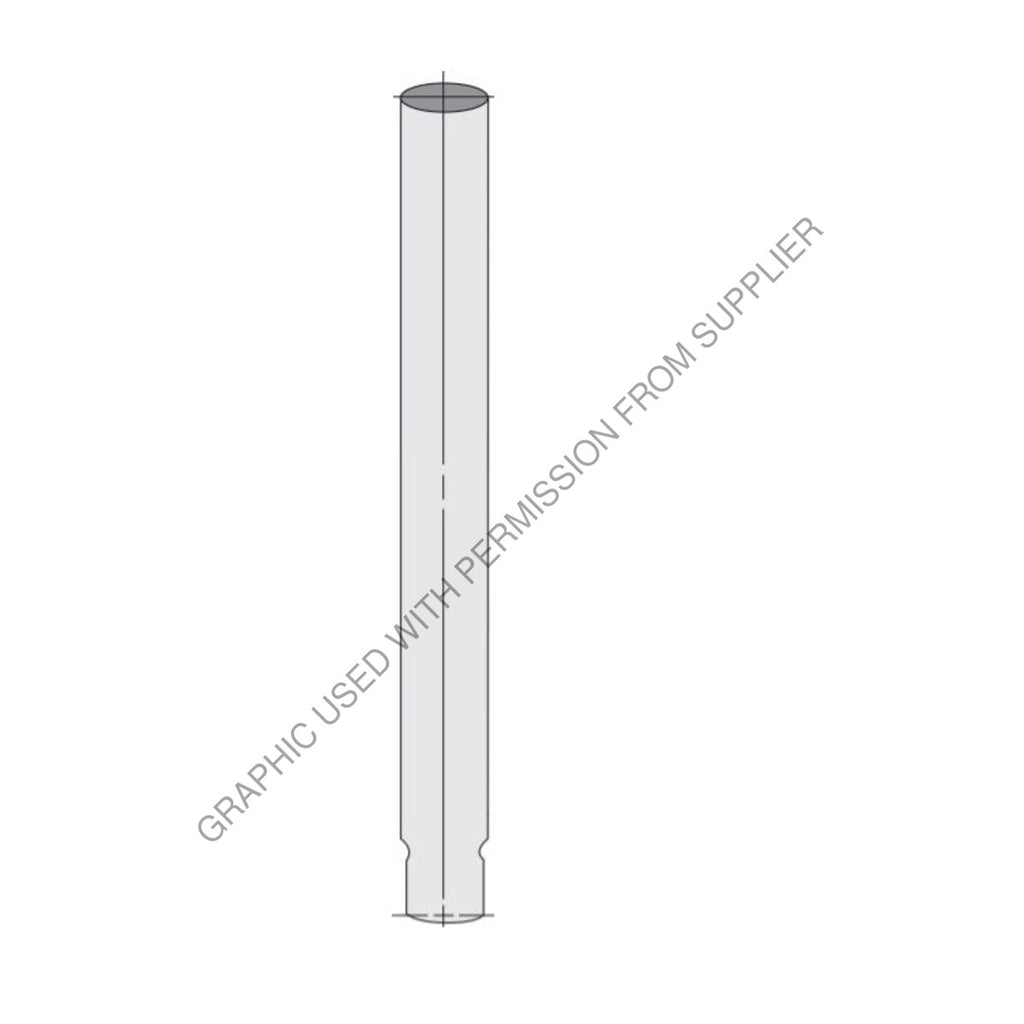 DFP 24P 605048CP PIPE EXHAUST STRAIGH