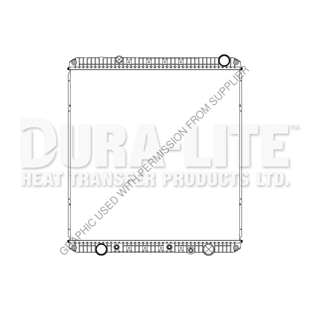 DHT DR FR 1321 002 B PT DURALITE RADIATOR-NO FRAME-OIL COOLER