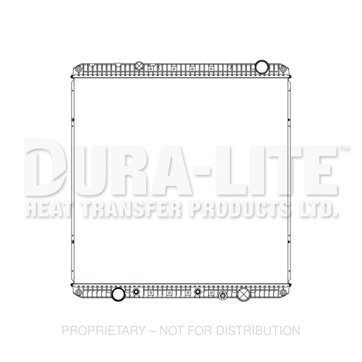 DHT FR1324002BPT RADIATOR, PLASTIC/ALUM 1YR WRNTY