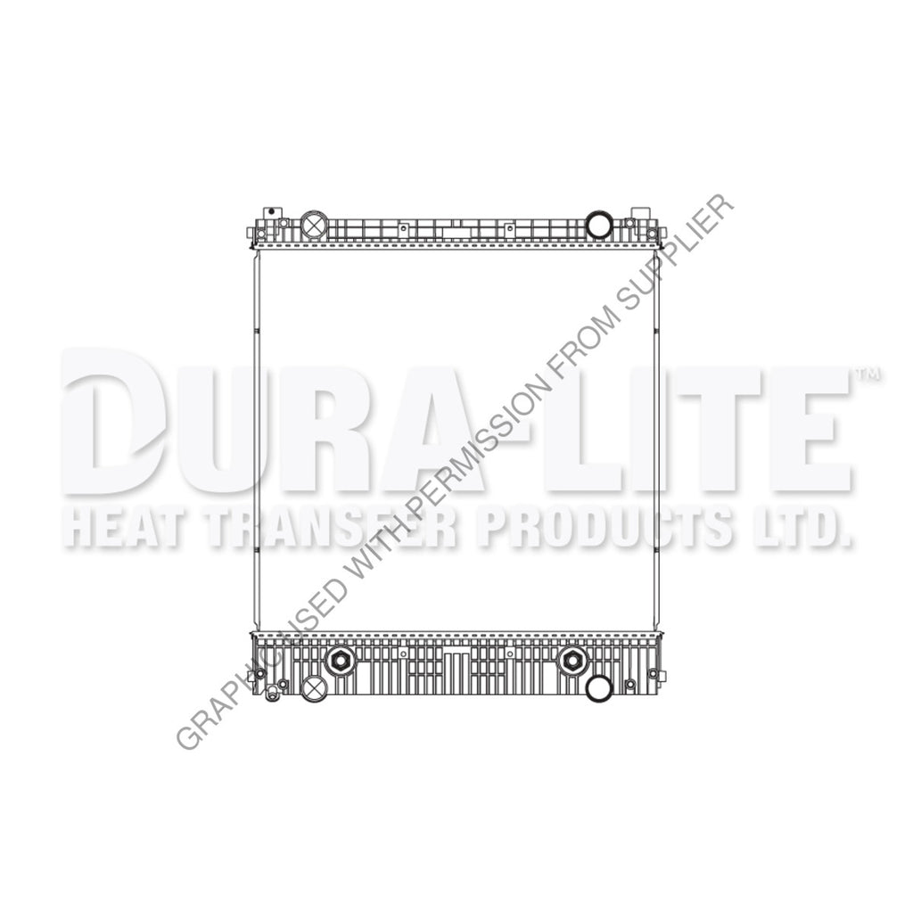 DHT FR1330002BPT RADIATOR, PLASTIC/ALUM 1YR WRNTY